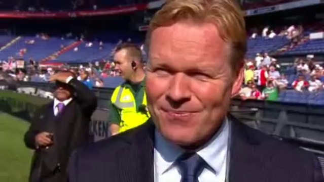 02-10-2011 Ronald Koeman vooraf aan Feyenoord - ADO Den Haag