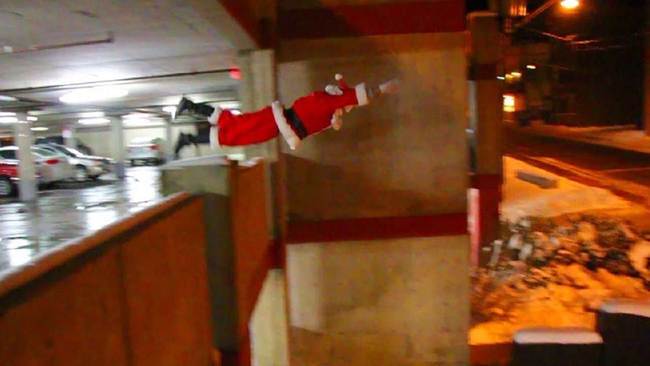 Père Noël Parkour