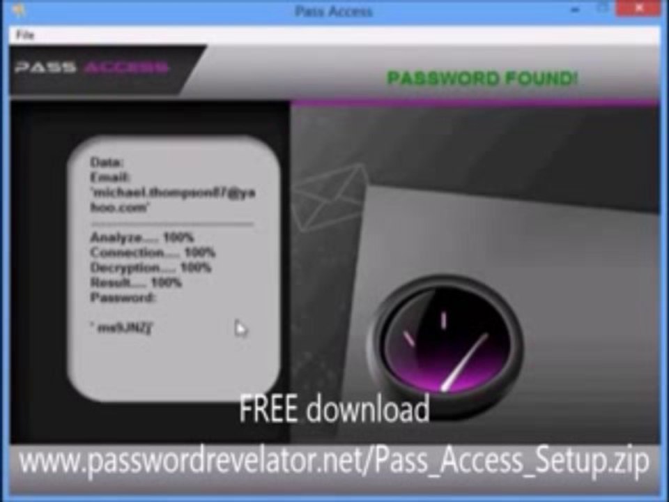 yahoo mail password cracker