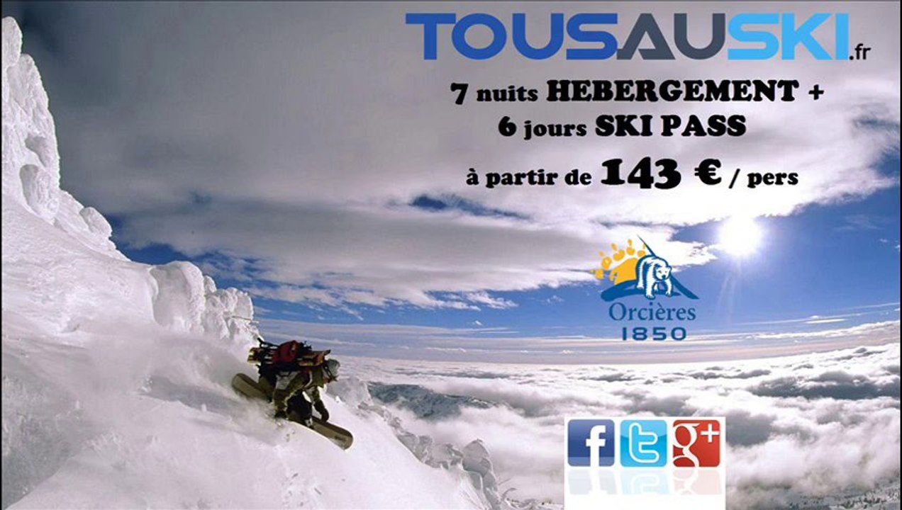 Vacances au ski en famille à Orcières, séjour tout compris pas cher avec Tous Au Ski