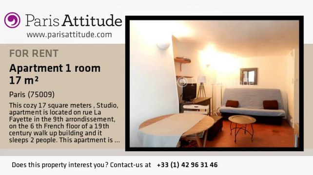 Studio Apartment for rent - Poissonnière, Paris - Ref. 8398