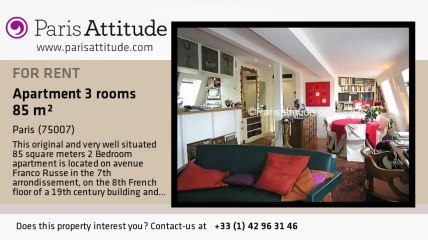 2 Bedroom Apartment for rent - Tour Eiffel, Paris - Ref. 2053