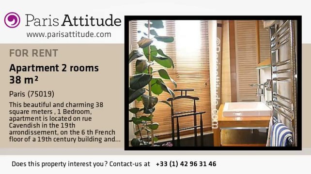 1 Bedroom Apartment for rent - Buttes Chaumont, Paris - Ref. 7742