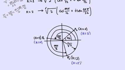 Raíz cúbica de un número complejo en forma polar