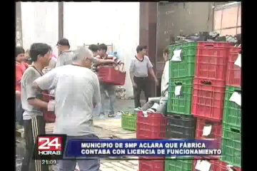Fábrica de calzado que se incendió en Independencia no será clausurada