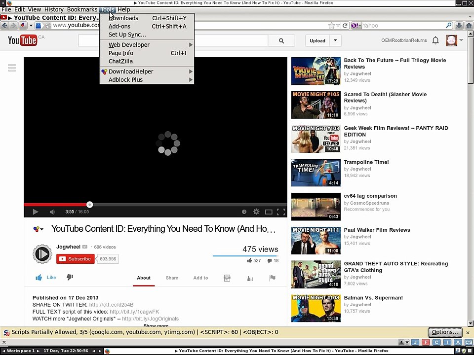 A short tutorial on enabling HTML5 player and ensuring all videos will play regardless of flash player being used (for Linux, Mac users) on YouTube