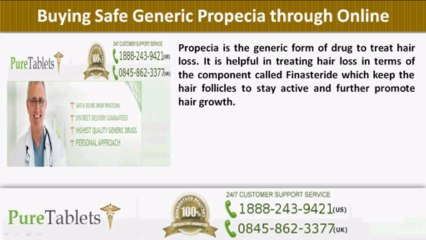 Propecia an Economic and Reliable Solution to Stay Away from Hair Loss - www.puretablets.com