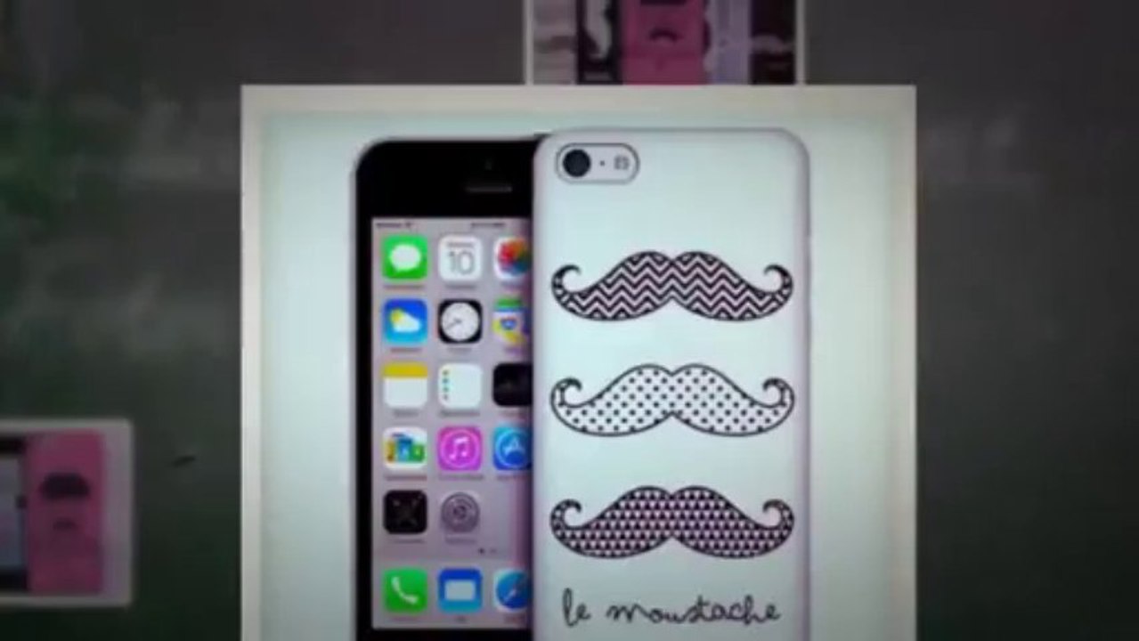 MOUSTACHE SERIES 1 SNAP-ON BACK CASE COVER FOR APPLE iPHONE 5c
