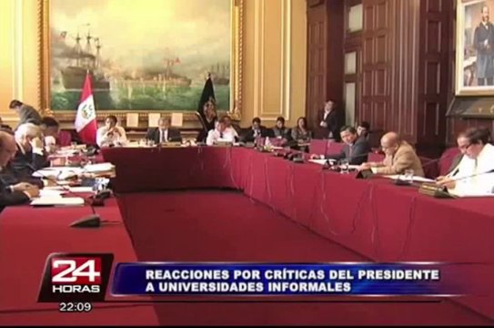 Congreso responde tras palabras de Humala sobre universidades de medio pelo