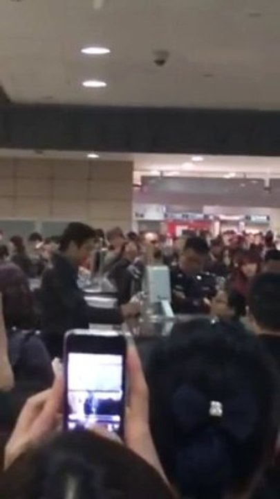 131218 Lee Min Ho @ Pudong Airport (Shanghai)