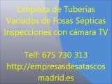 Servicios de empresas desatascos madrid 675730313