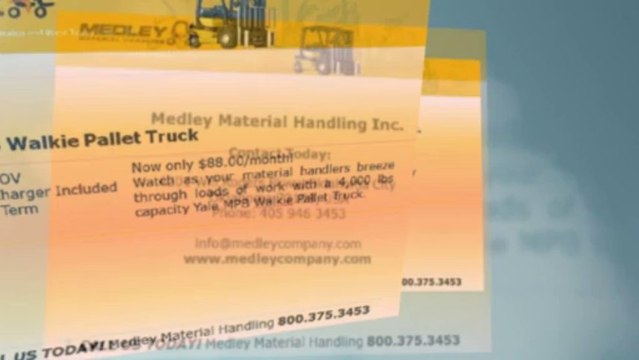 Medley Material Handling Inc. - Leasing Services