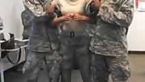 US Air Force Girl gets tazed