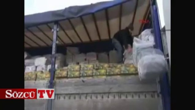 Kuru üzüm yüklü tırdan kaçak sigara çıktı