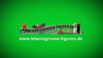Lebensgrosse Figuren zur Dekoration Innen und Aussen