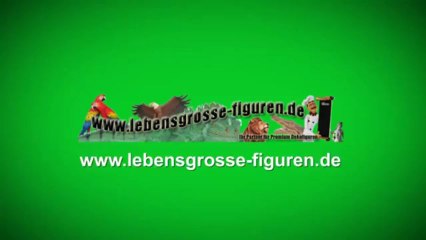 Lebensgrosse Figuren zur Dekoration Innen und Aussen