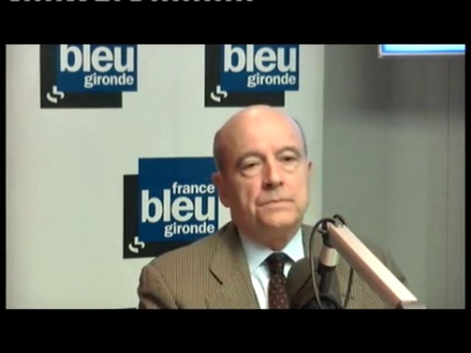 Alain Juppé invité de France Bleu Gironde - Municipales 2014 à Bordeaux