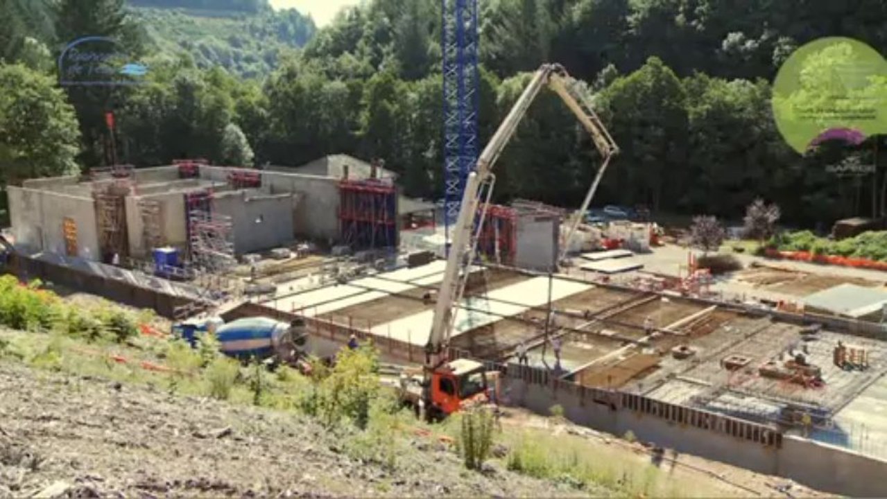 Chantier usine eau potable Roannaise de l'Eau
