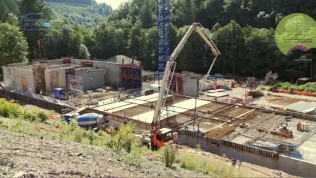 Chantier usine eau potable Roannaise de l'Eau