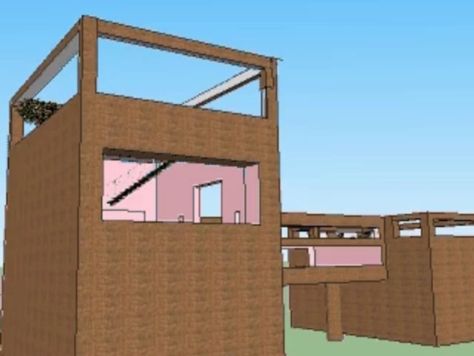 Ma maison-hommage à Le Corbusier par Flora