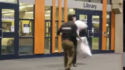 Pillow Fight Prank