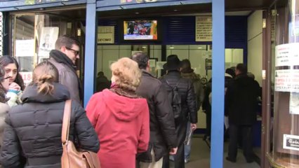 Hoffen auf das große Los zu Weihnachten