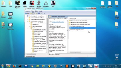Como aumentar velocidade da Internet no Windows 7