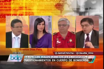 Bomberos niegan problemas dentro de la institución y piden mayor presupuesto