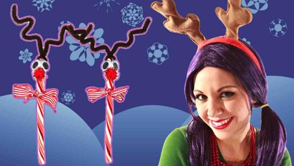 Candy Cane Reindeer - Christmas Crafts for Children