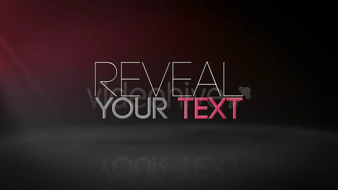 Mystique Reveal - After Effects Template