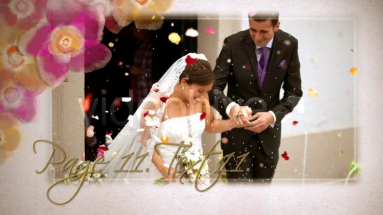 Wedding Flowers - After Effects Template