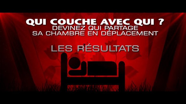Qui couche avec qui? Résultat Jeu Concours