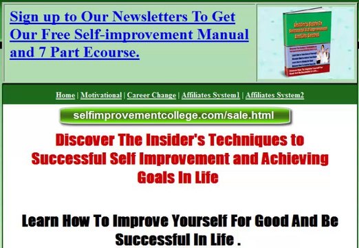 self Improvement Guide! Insider's Guide To Successful Self Improvement And Life Control