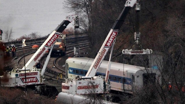 NTSB looks at speed in NYC derailment