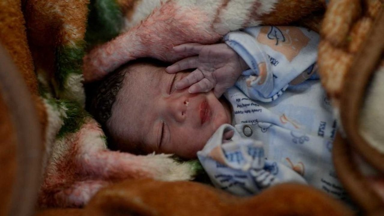 Syrian refugees: Newborn Khalid Nedhal Al-Saawdeh