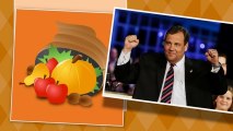 What should Chris Christie be thankful for?