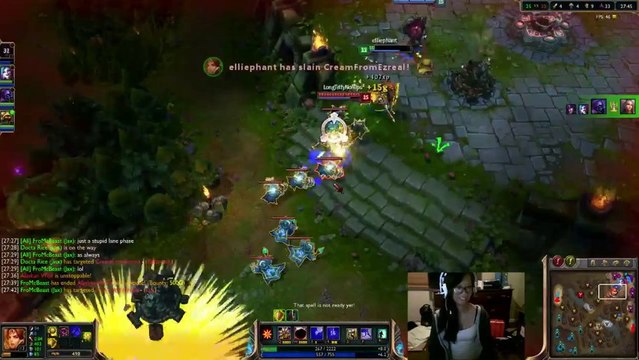 Leona s'en sort presque avec son ulti - League of legends - team-aaa.com