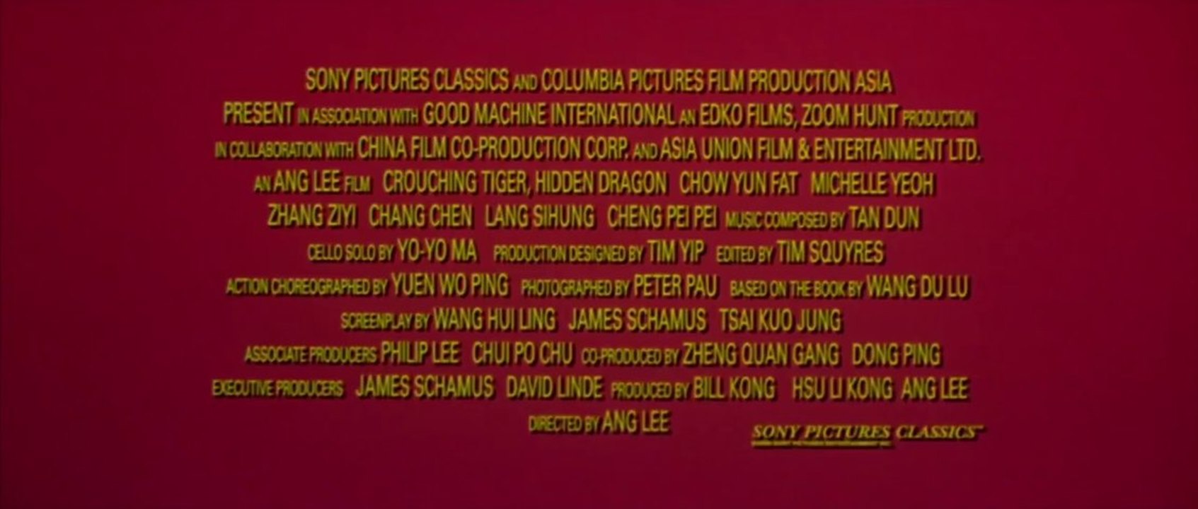 Crouching Tiger, Hidden Dragon (2000) -- Official Trailer