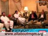 MQM delegation met leaders of the PML-F at the residence of Jam Madad Ali