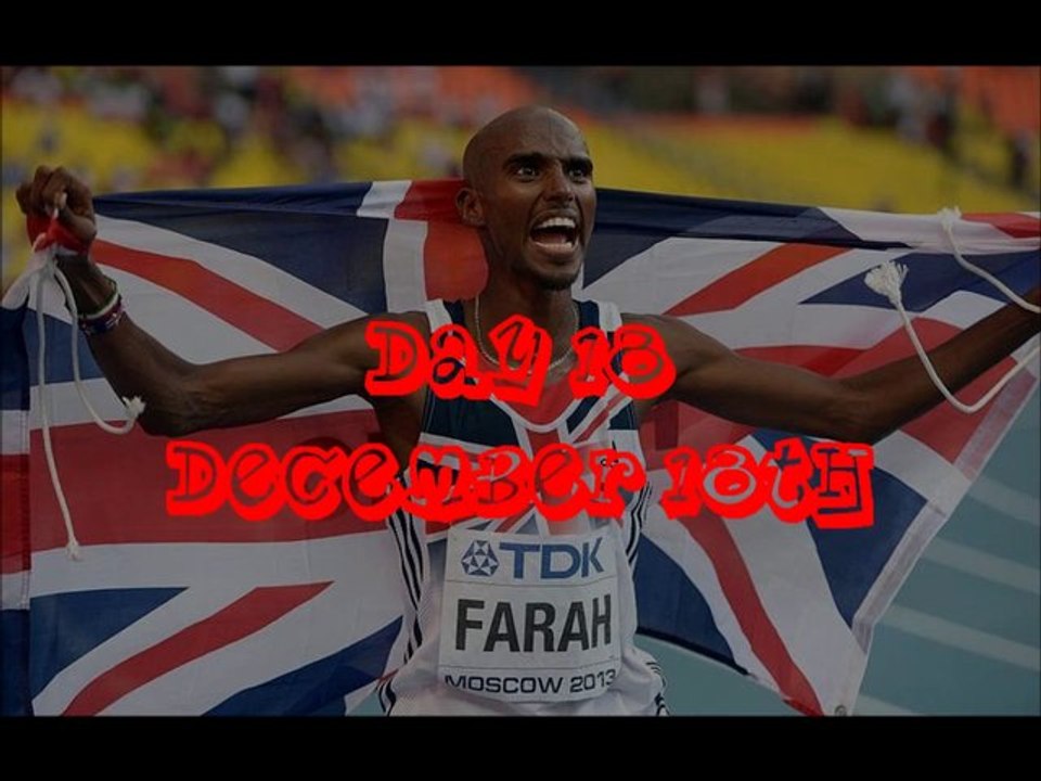 Advent Calendar Day 18 - Farah Wins Double Gold at World Athletics