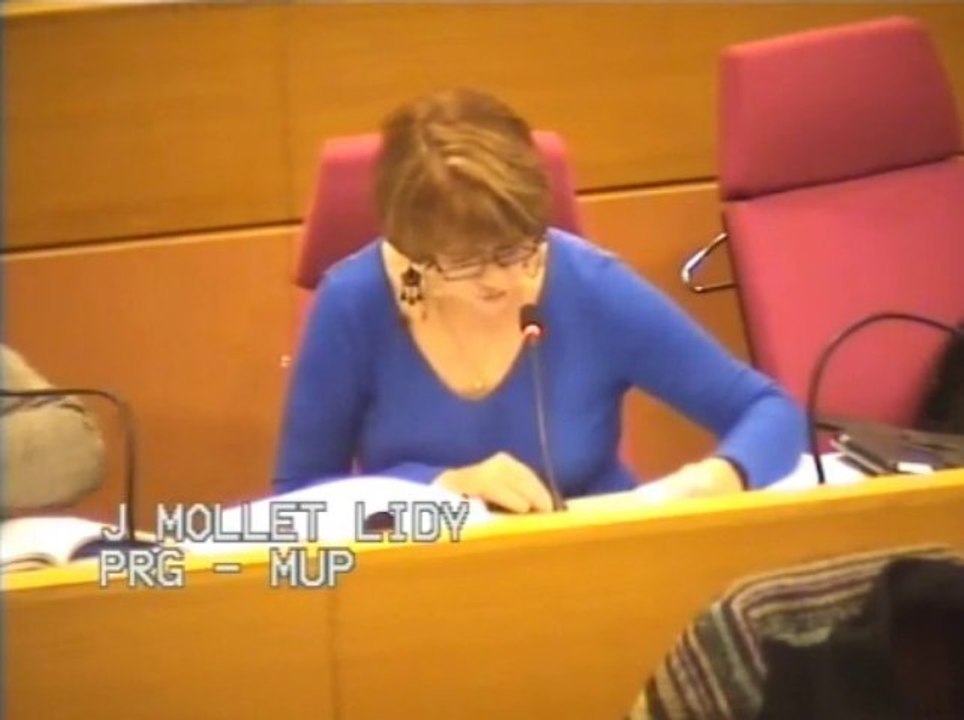 Budget 2014 - Aménagement du territoire - Intevention de Josy Mollet-Lidy