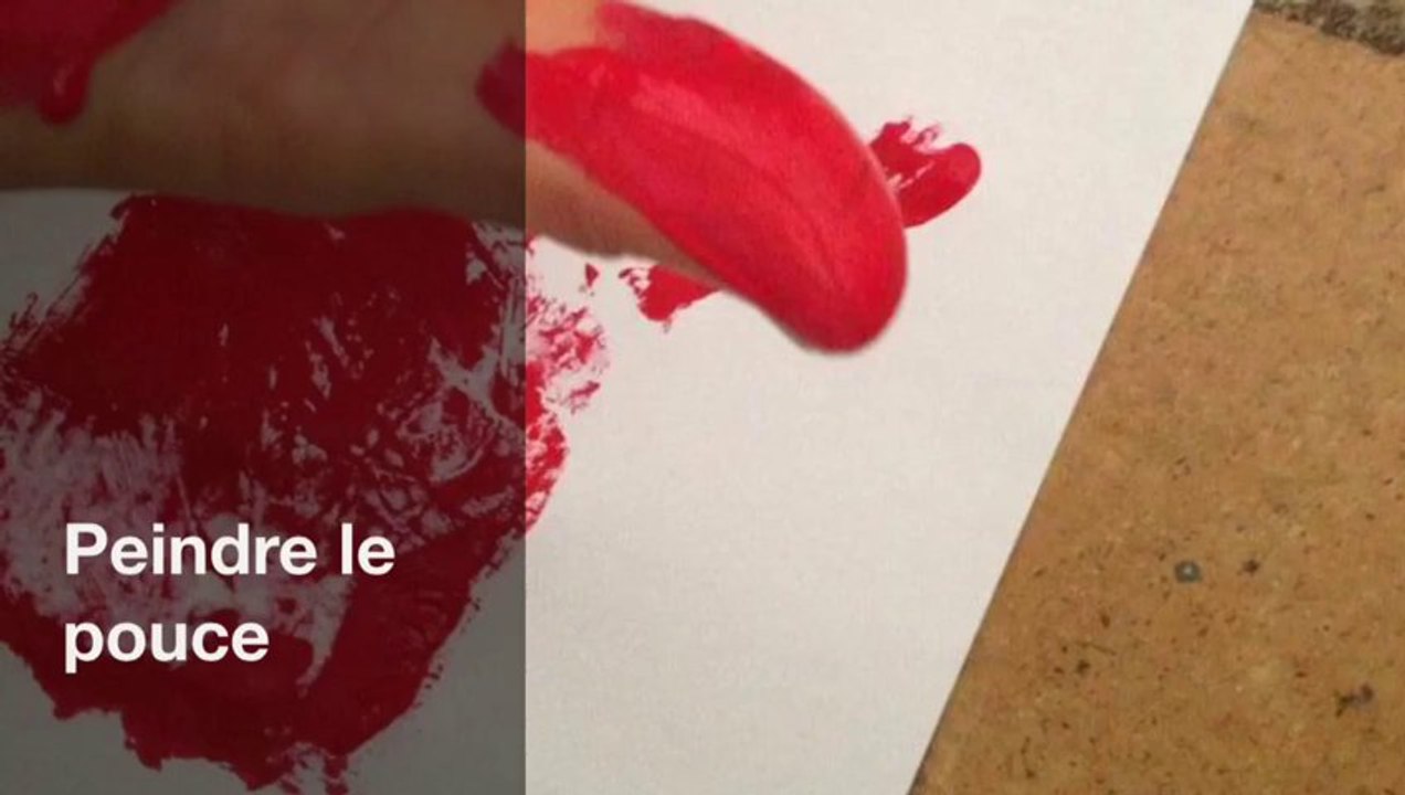 Réaliser un personnage avec une empreinte de main