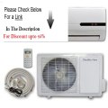Clearance Ductless Air 18000 BTU 208-230V Ductless Mini Split Air Conditioner Heat Pump with 23ft Kit