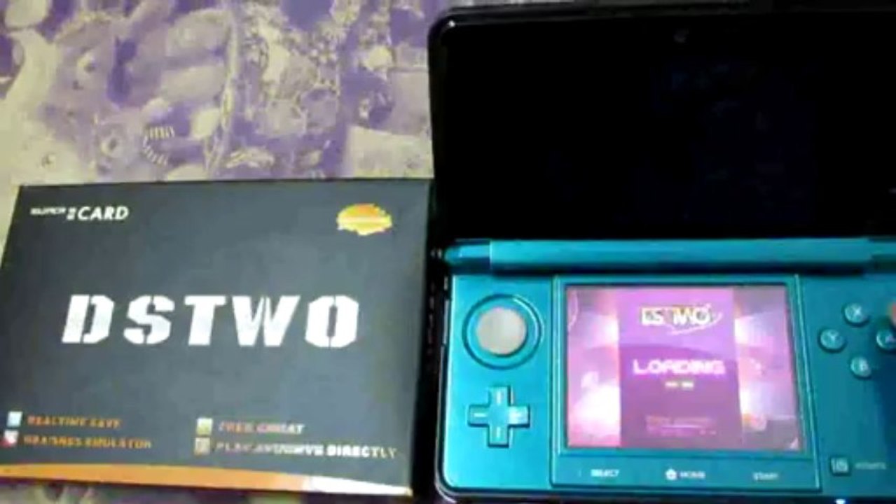 DSTWO carte fonctionne parfaitement sur 3DS 7.1.0-14E