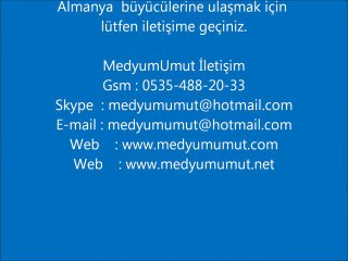 Télécharger la video: Almanaya,Medyum Siteleri,Medyum Sitesi,Medyum Telefonu,Medyum Telefonları