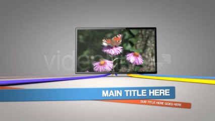 Plasma TV Display - After Effects Template