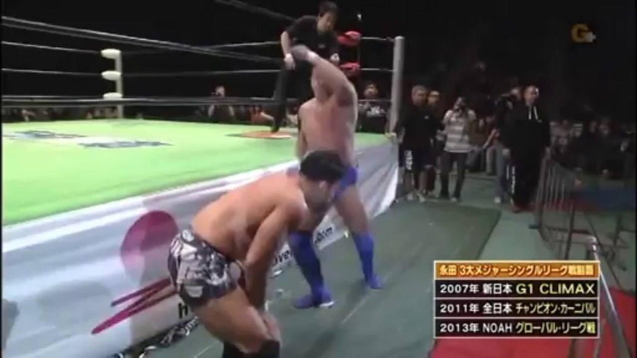 KENTA (c) vs Yuji Nagata (NOAH)