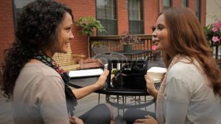 Cafe Girls Over The Shoulder ScreenDub Bundle - After Effects Template