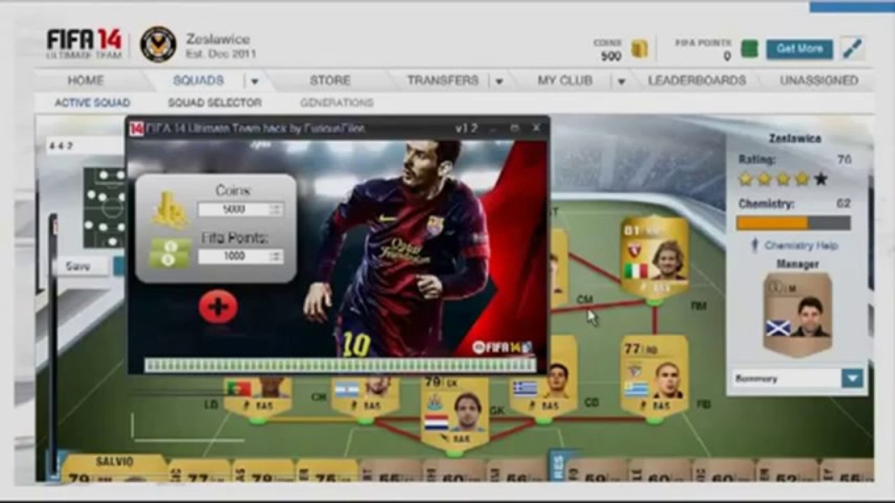 FIFA 14 ULTIMATE TEAM - COIN GENERATOR 2013 December 100% (1)
