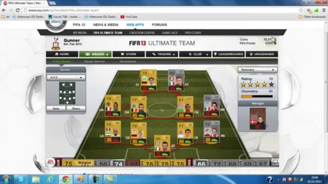 Fifa 14 Ultimate Team Coins Generator Hack + Points Adder
